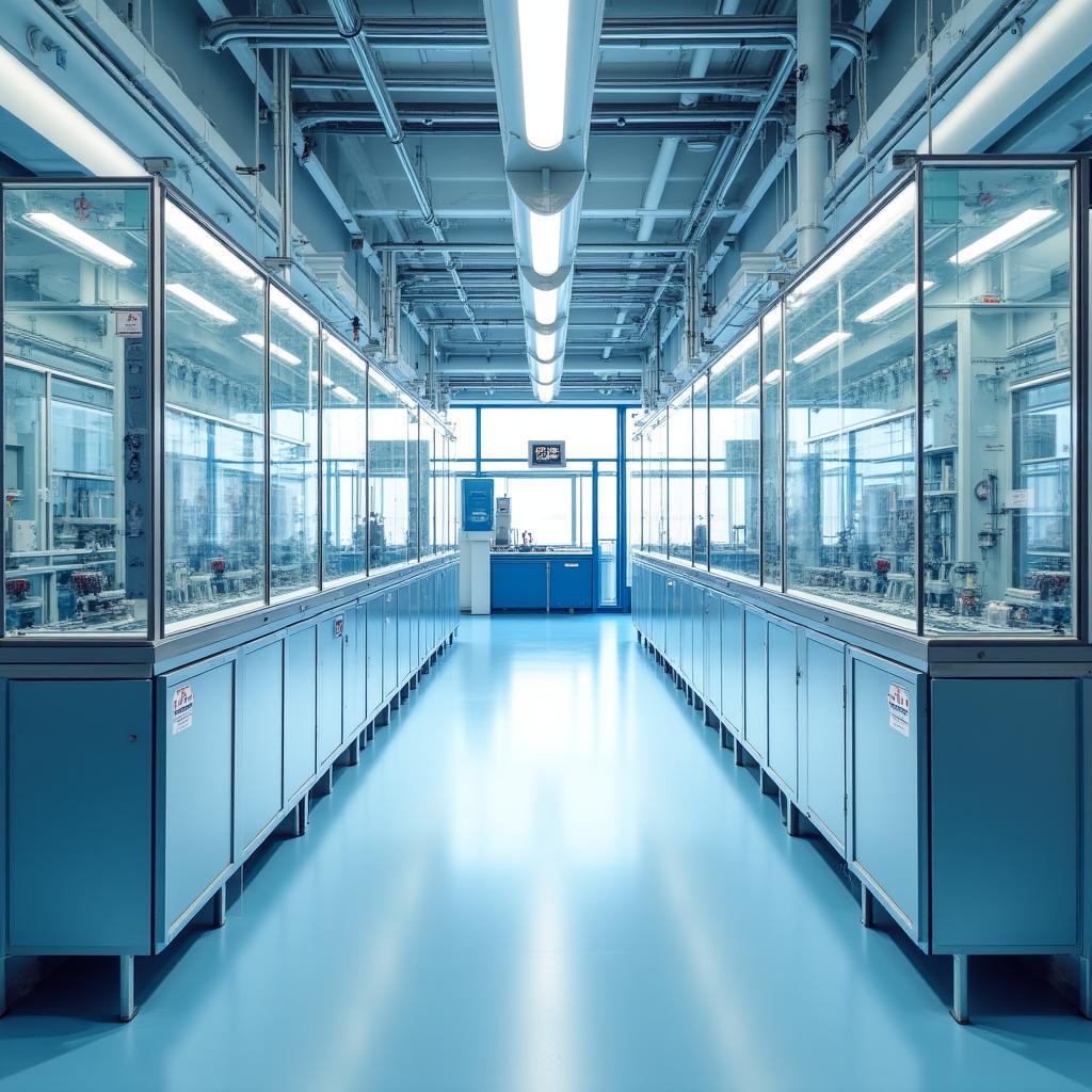 Moderne pharmazeutische Forschungsanlage in Berlin